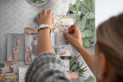 Quadro de aviso de cortiça Plantas ornamentais