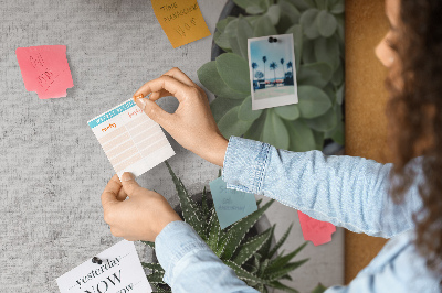 Quadro de aviso de cortiça Plantas ornamentais