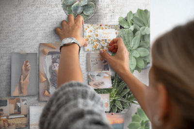 Quadro de aviso de cortiça Plantas ornamentais