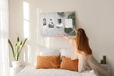 Quadro de aviso de cortiça Plantas ornamentais