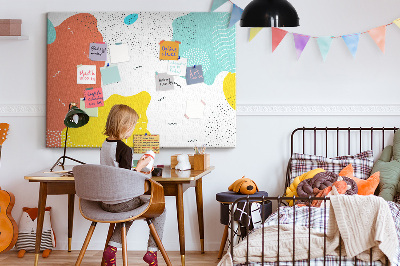 Painel em cortiça Abstração POP