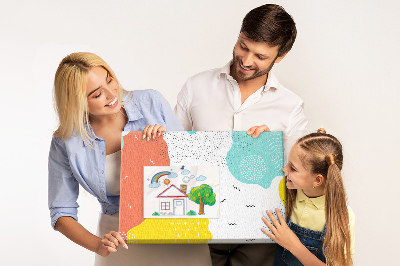 Painel em cortiça Abstração POP