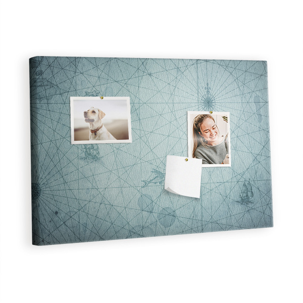 Quadro em cortiça Mapa antigo