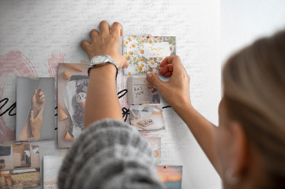 Quadro em cortiça A inscrição ame a si mesmo