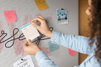 Quadro em cortiça A inscrição ame a si mesmo