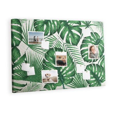 Painel em cortiça Folhas de Monstera