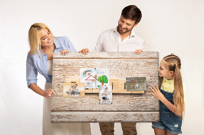 Quadro de aviso de cortiça A família da inscrição