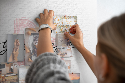 Quadro em cortiça A inscrição 