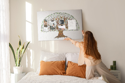 Painel em cortiça Raízes de árvores