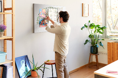 Painel em cortiça Raízes de árvores