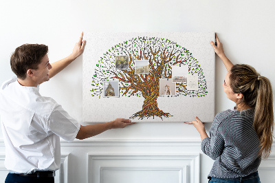 Painel em cortiça Raízes de árvores