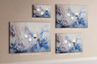 Painel em cortiça Movimentos de pincel