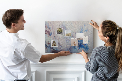 Painel em cortiça Movimentos de pincel