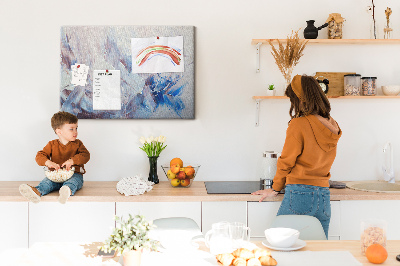 Painel em cortiça Movimentos de pincel