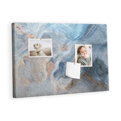 Quadro de aviso de cortiça Padrão de mármore