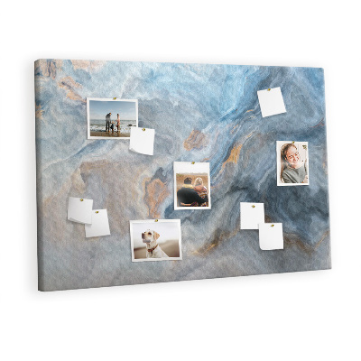 Quadro de aviso de cortiça Padrão de mármore