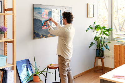 Quadro em cortiça Paisagem montanhosa