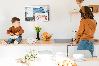 Quadro em cortiça Paisagem montanhosa