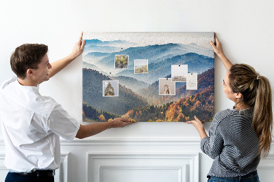 Quadro em cortiça Paisagem montanhosa