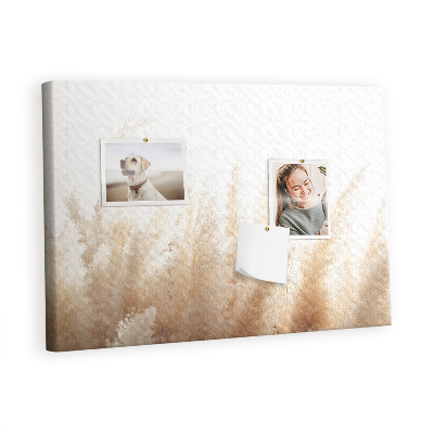 Quadro de aviso de cortiça Abstração de cereais