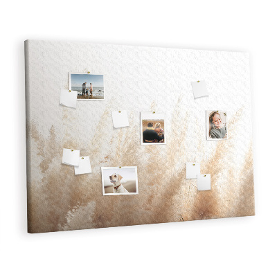 Quadro de aviso de cortiça Abstração de cereais