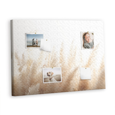 Quadro de aviso de cortiça Abstração de cereais