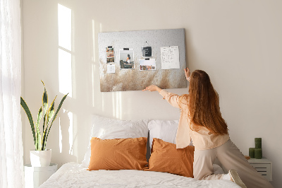 Quadro de aviso de cortiça Abstração de cereais