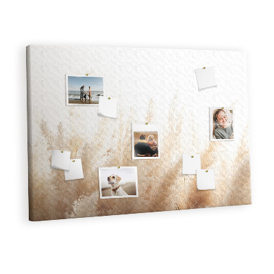 Quadro de aviso de cortiça Abstração de cereais