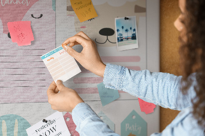 Quadro em cortiça Marcadores Felizes
