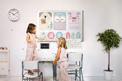 Painel em cortiça Cartões Felizes