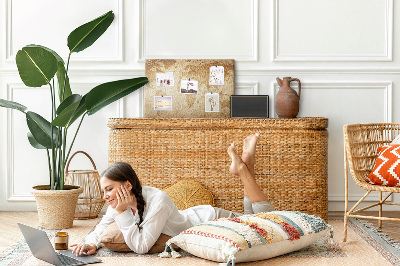 Painel em cortiça Mapa-múndi vintage