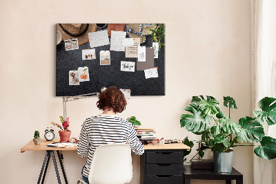 Quadro em cortiça Coisas para as férias
