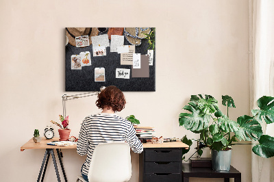 Quadro em cortiça Coisas para as férias