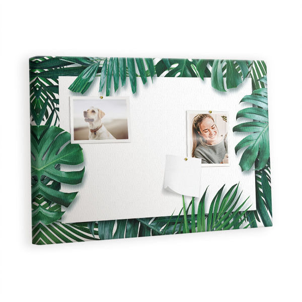 Quadro em cortiça Folhas tropicais