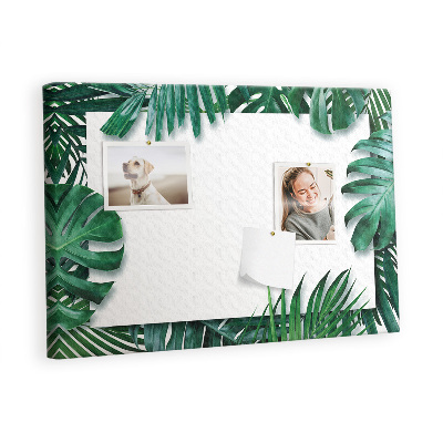 Quadro em cortiça Folhas tropicais