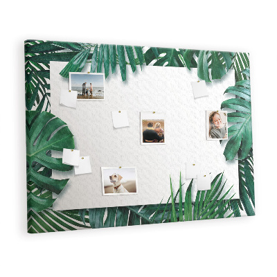 Quadro em cortiça Folhas tropicais