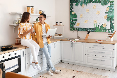 Quadro em cortiça Folhas tropicais