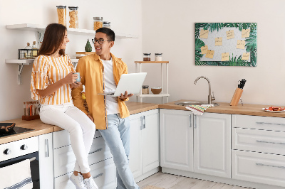 Quadro em cortiça Folhas tropicais