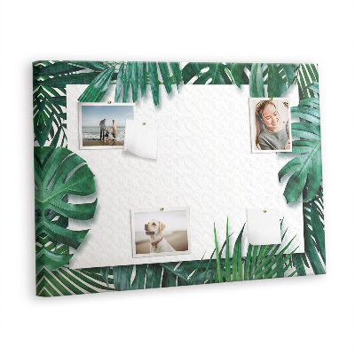 Quadro em cortiça Folhas tropicais