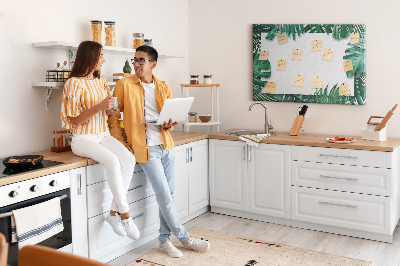 Quadro em cortiça Folhas tropicais