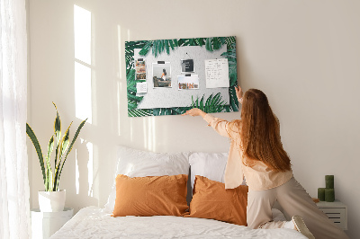 Quadro em cortiça Folhas tropicais