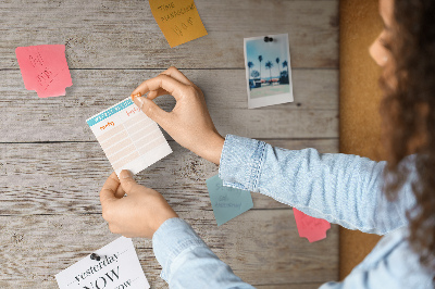 Quadro de aviso de cortiça Painéis de madeira