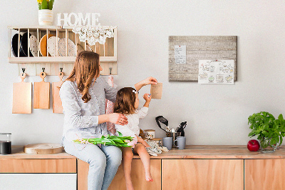 Quadro de aviso de cortiça Painéis de madeira