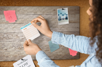 Quadro de aviso de cortiça Painéis de madeira