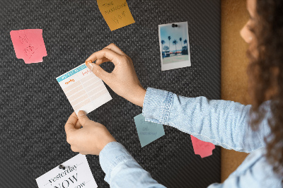 Painel em cortiça Abstração escura