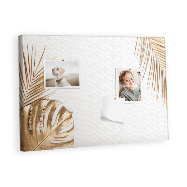 Painel em cortiça Folhas tropicais