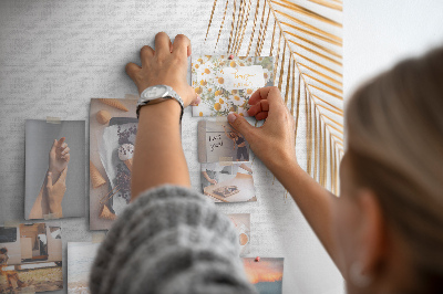 Painel em cortiça Folhas tropicais