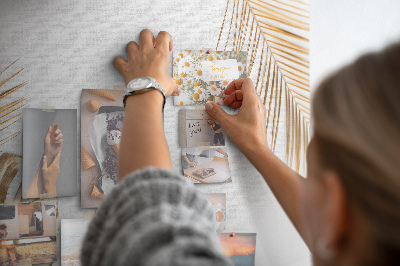 Painel em cortiça Folhas tropicais