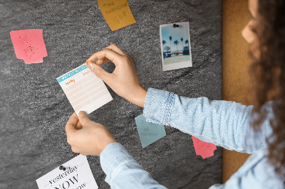 Quadro de aviso de cortiça Rocha vulcânica