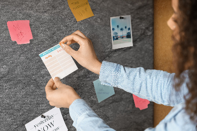 Quadro de aviso de cortiça Rocha vulcânica